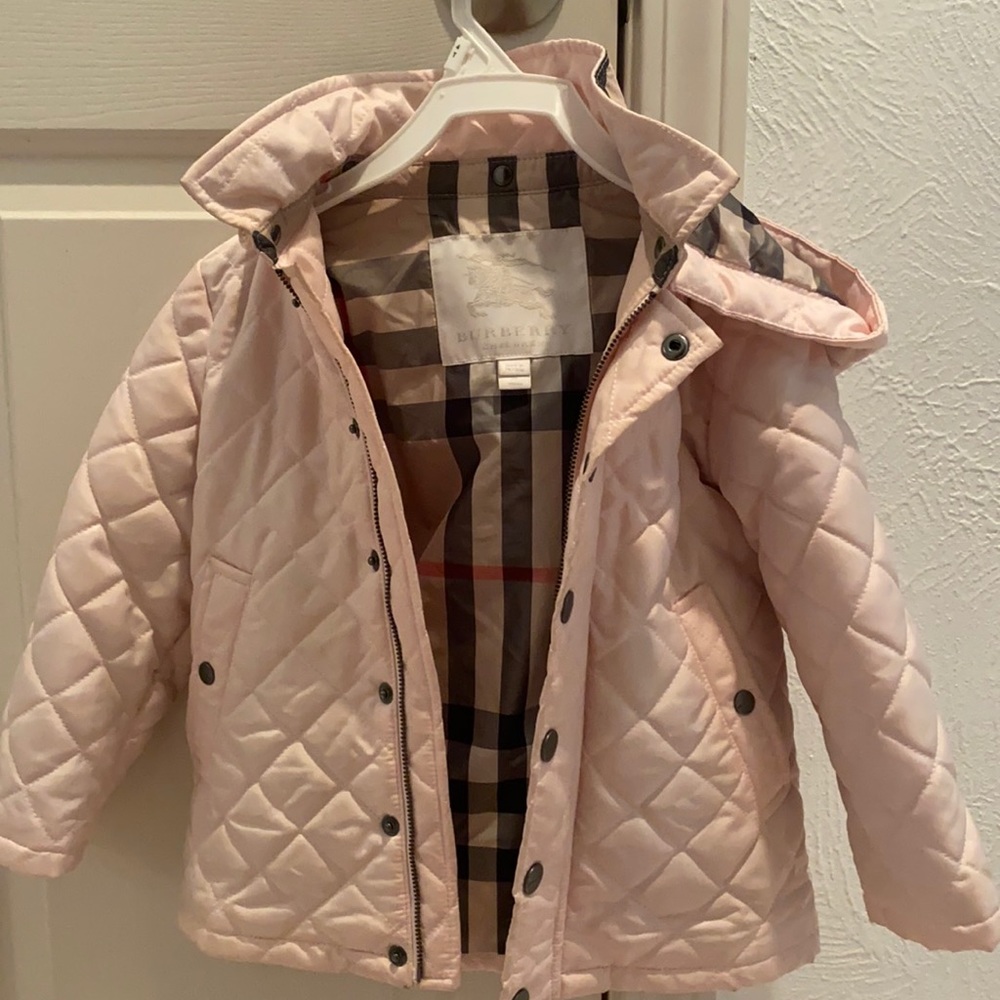 Burberry Quilted Hooded Jacket